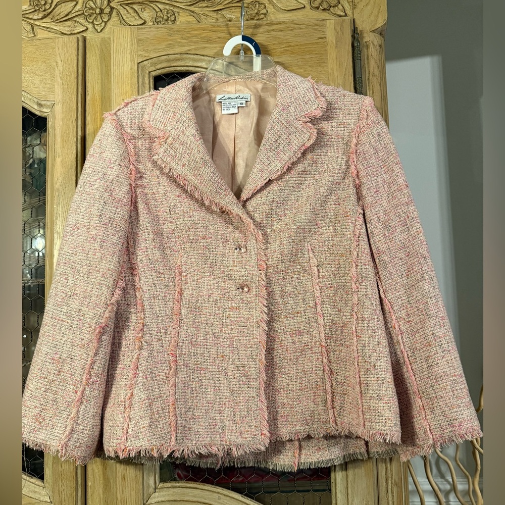 Lillie Rubin Silk Vintage Women's Blazer and Skirt